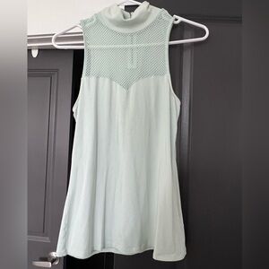 Express Sweetheart Light Mint Green Tank Top Medium